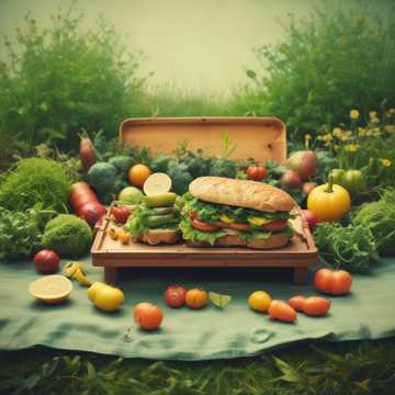 Pesem o Čarobnem Poli Sendviču in Solati